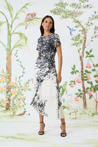 Jordana in Scenic Bonsai Georgette - FINAL SALE