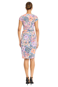 Ellison Wrap Dress in Femme Fatale - FINAL SALE