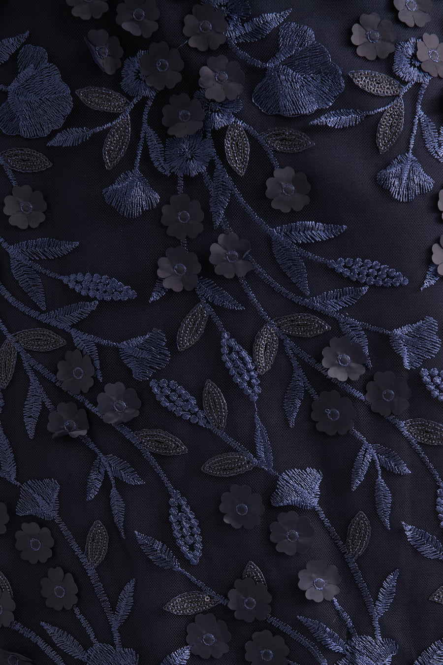 Marigold Textured 3D Embroidered A-Line Skirt