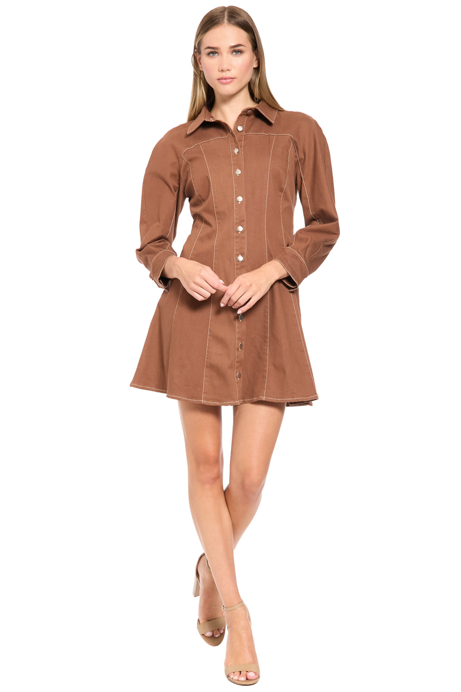 Foster Mini Shirt Dress