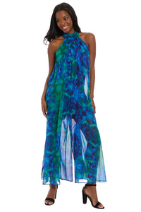 Godiva Jumpsuit in Aura Watercolor