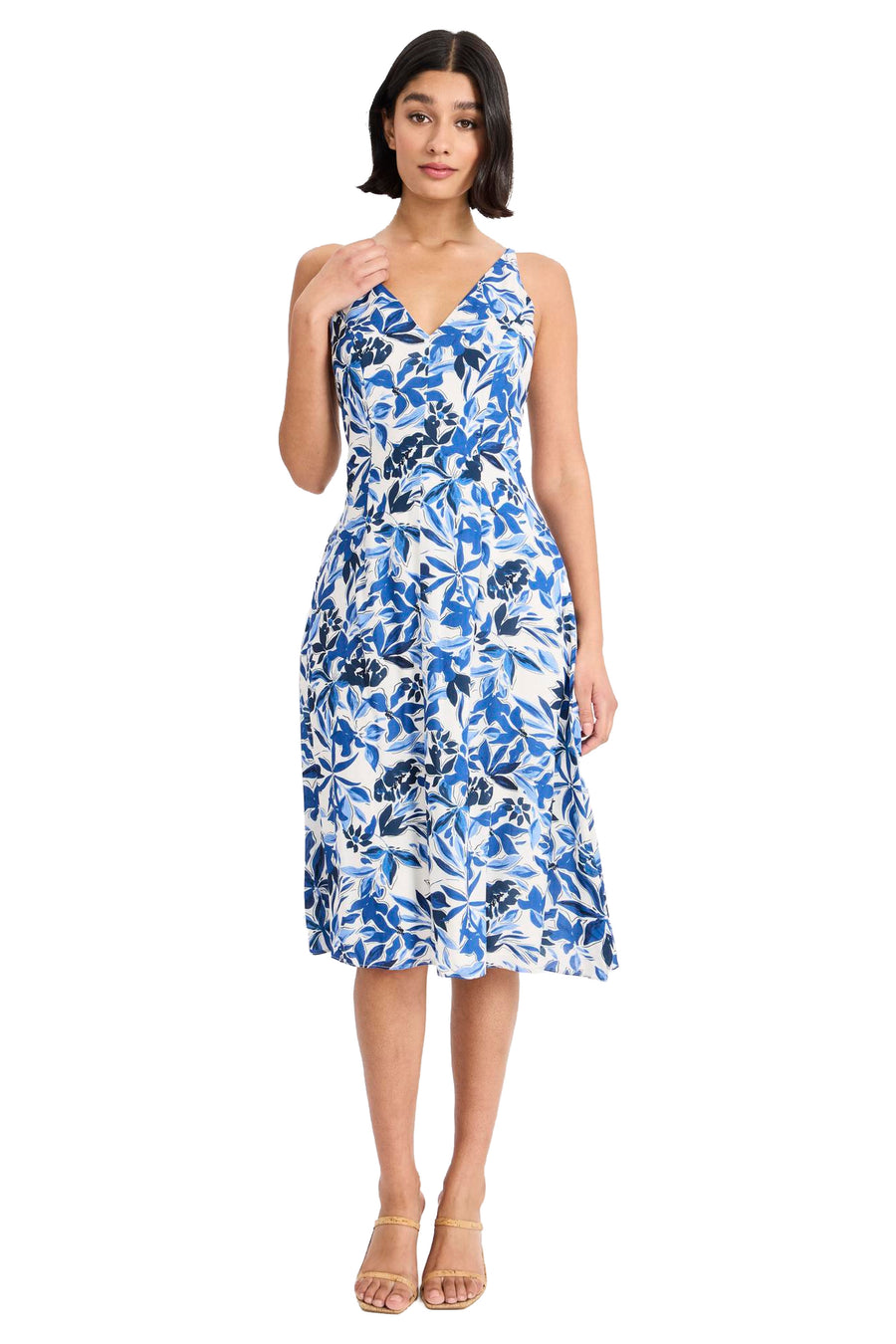 Aleera Sleeveless V-Neck Midi