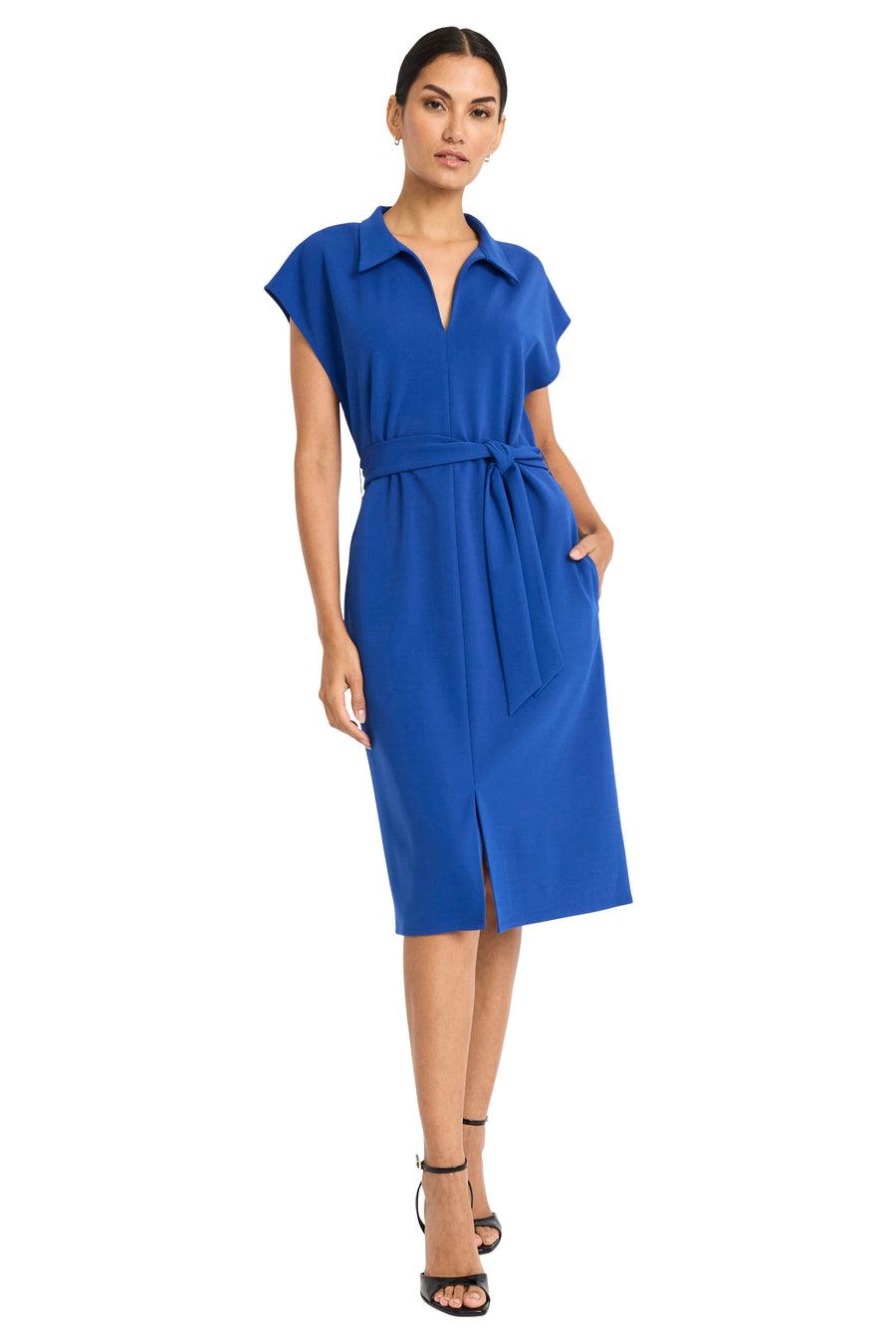Alexandria Below the Knee Cap Sleeve Dress | Maggy London Black / Standard / 6 Alexandria Below the Knee Cap Sleeve Dress | Maggy London Black / Standard / 6