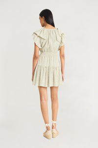 Lex Fit and Flare Short Sleeve Mini Dress