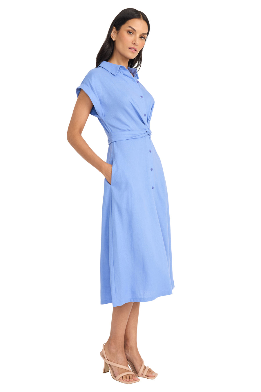 Josephine Shirtdress in Solid