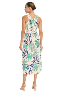 Arabella Cotton High Low Piped Neck Dress - FINAL SALE