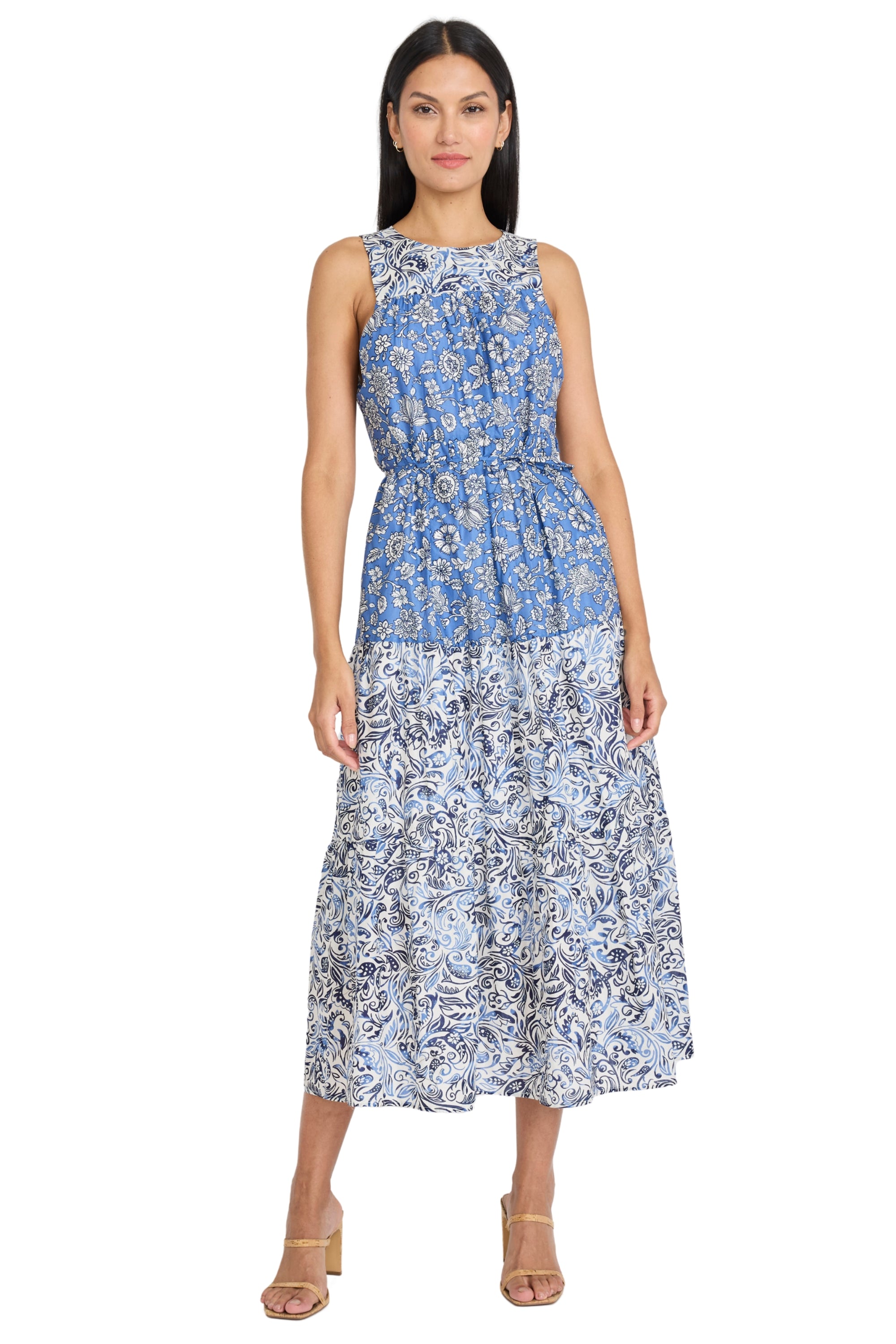 maggy london floral fit and flare dress Wynona Below the Knee Fit & Flare Dress