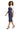 Kendal Elbow Sleeve Denim Collared Sheath