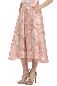 Gramercy Skirt in Floral Organza Jacquard