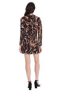 Shivana Animal Print Tie-Back Mini