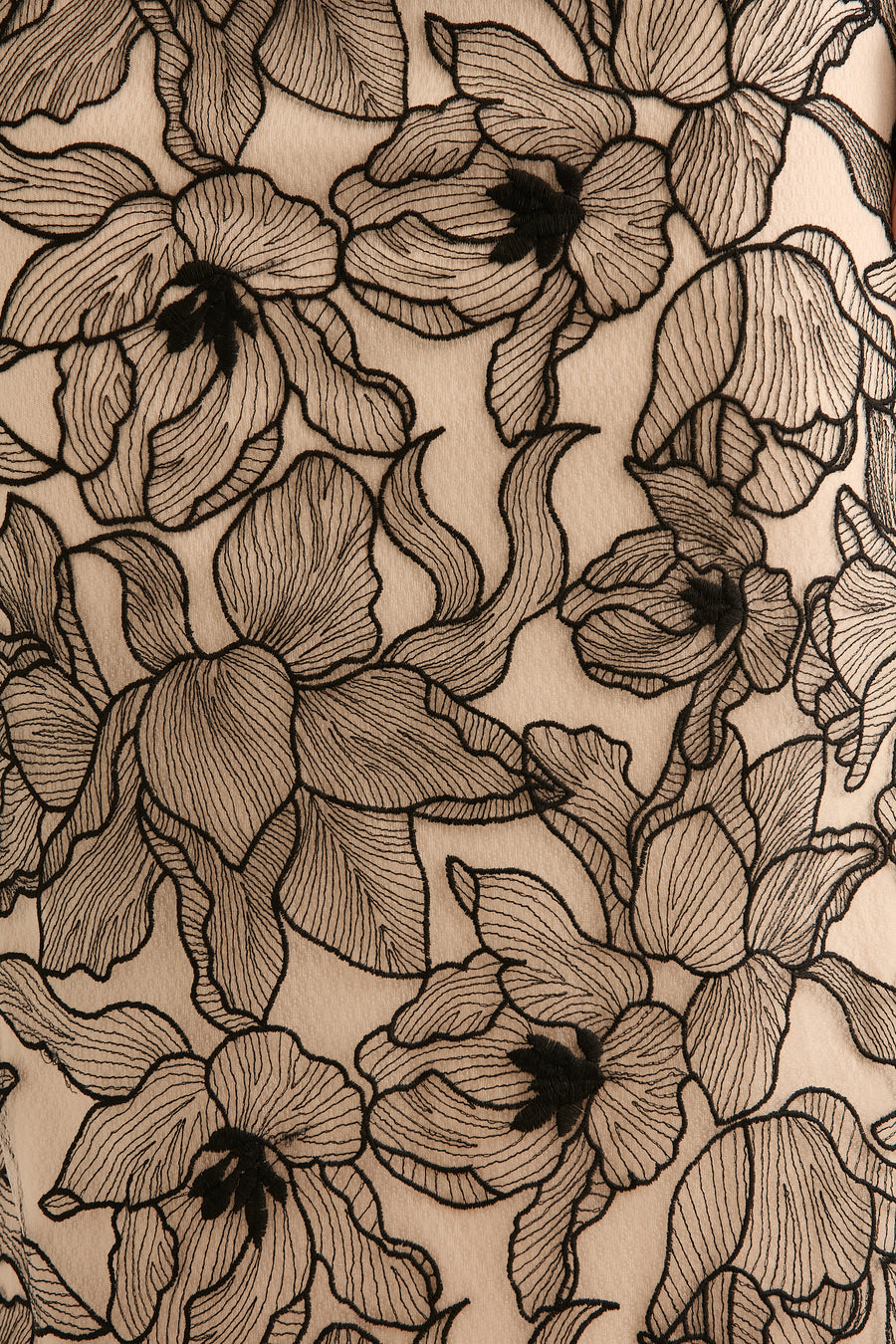 Madonna A-Line Embroidered Floor Length Skirt