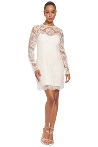 Regine Long Sleeve Lace Mini