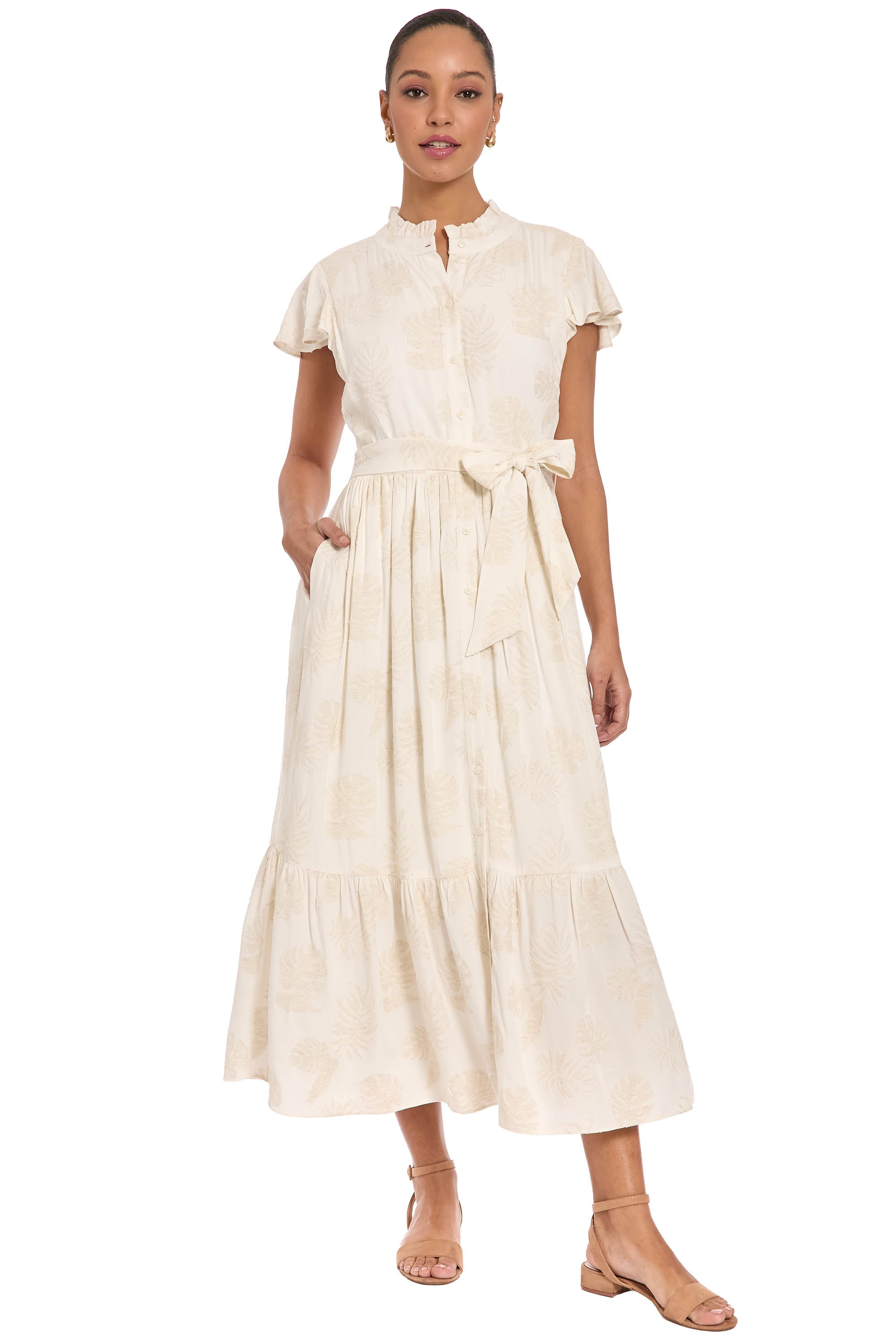 london times linen dress London Times High Neck Ruffle Maxi Breezy Vacation Summer Dresses for Women, Blue/White at Amazon Women's Clothing store