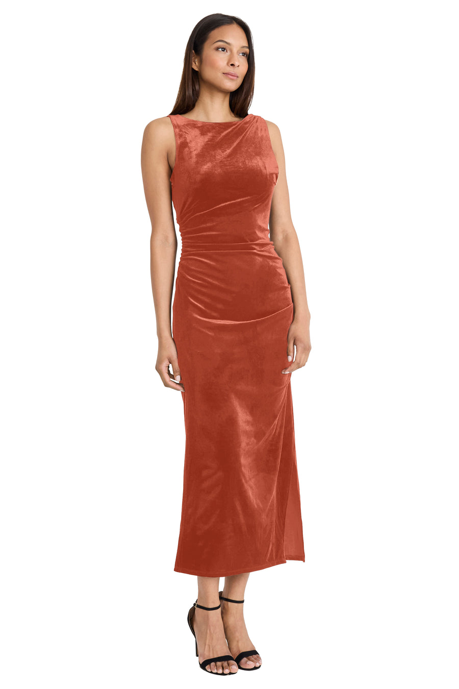 Shondra Midi Velvet Dress