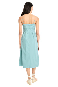 Leona Cotton Spaghetti Strap Midi