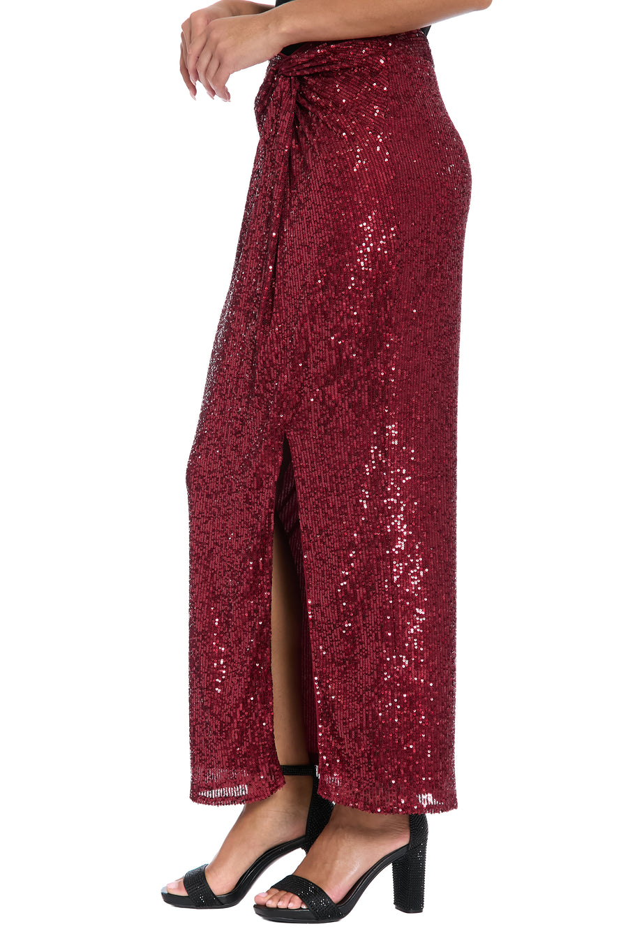 Willis Side Twist Maxi Skirt