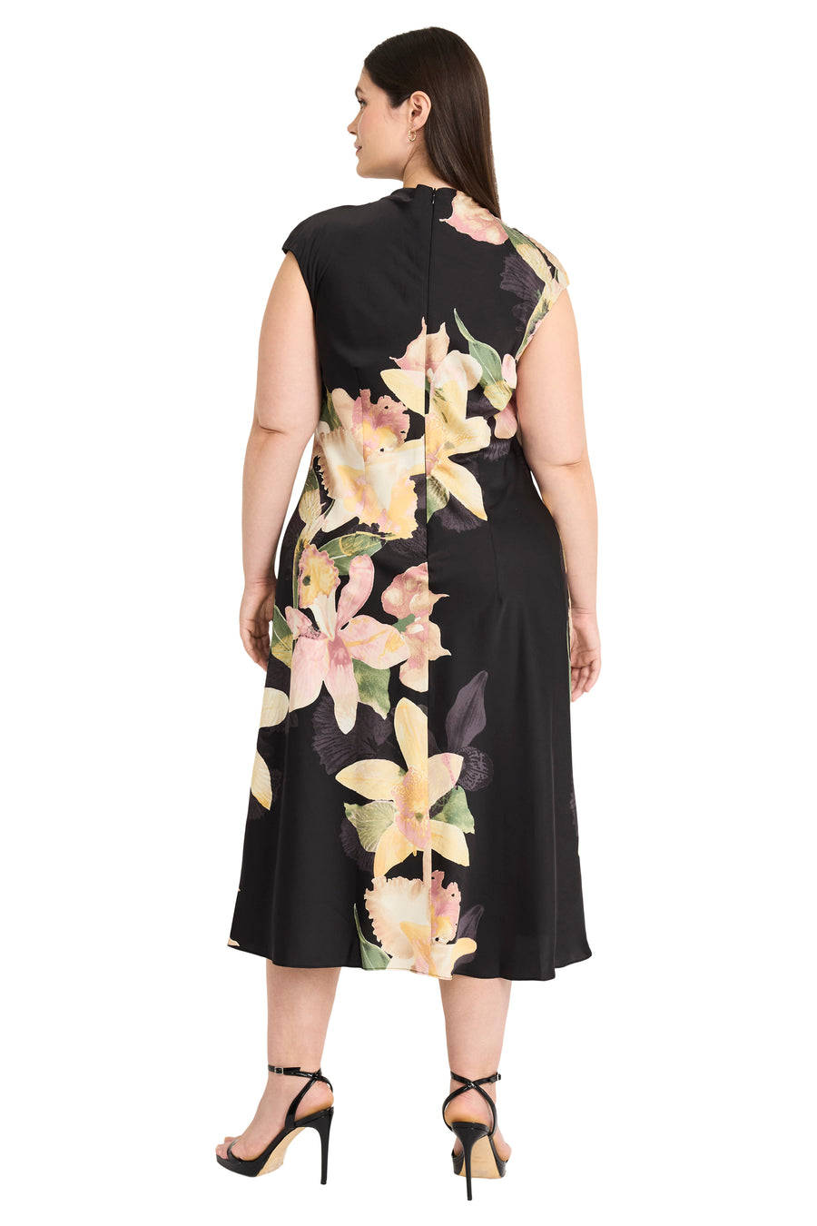 BIAS CUT DRESS W/ TUCKS AT SHOULDER – Maggy London