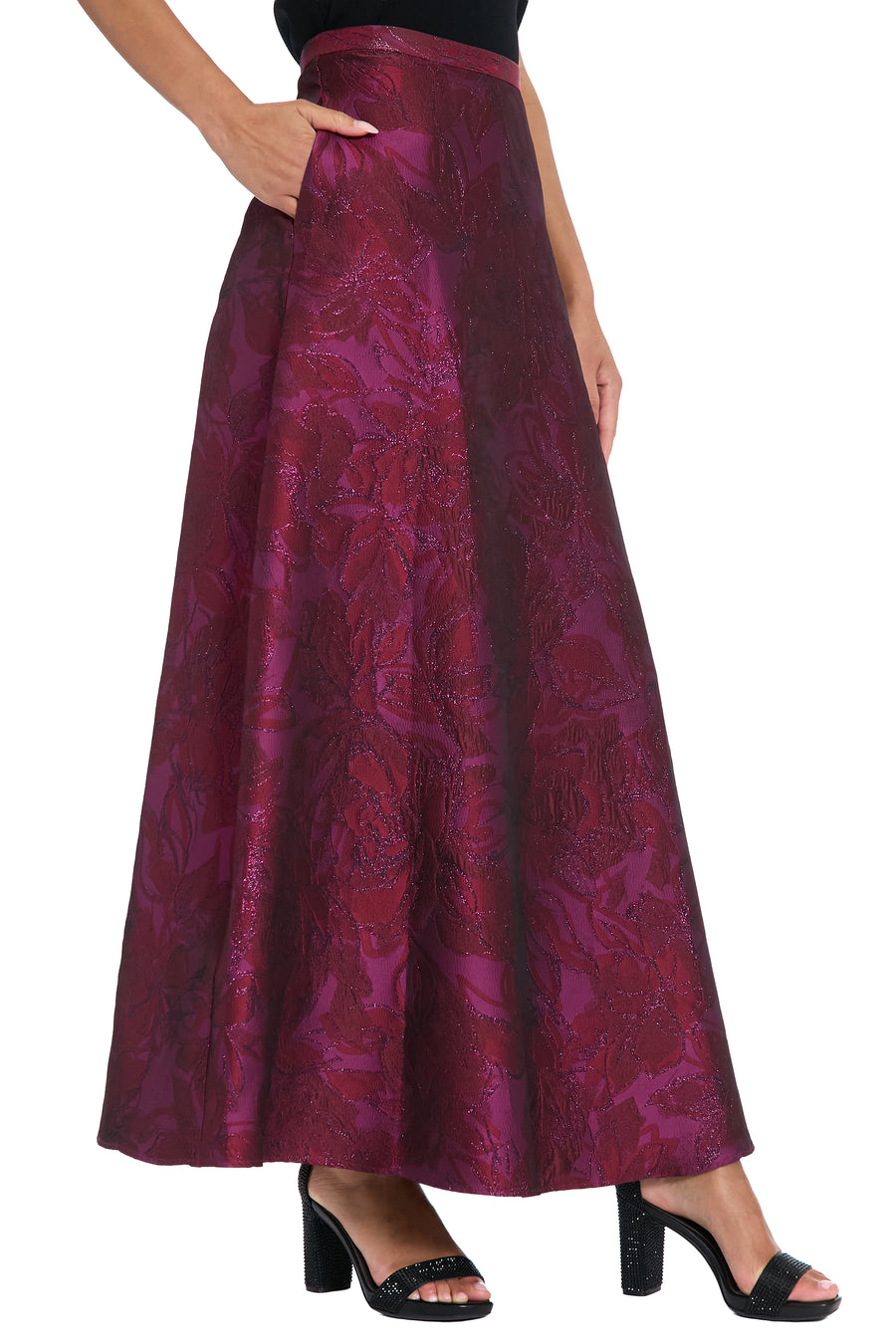 Waverly Floor Length A-Line Skirt