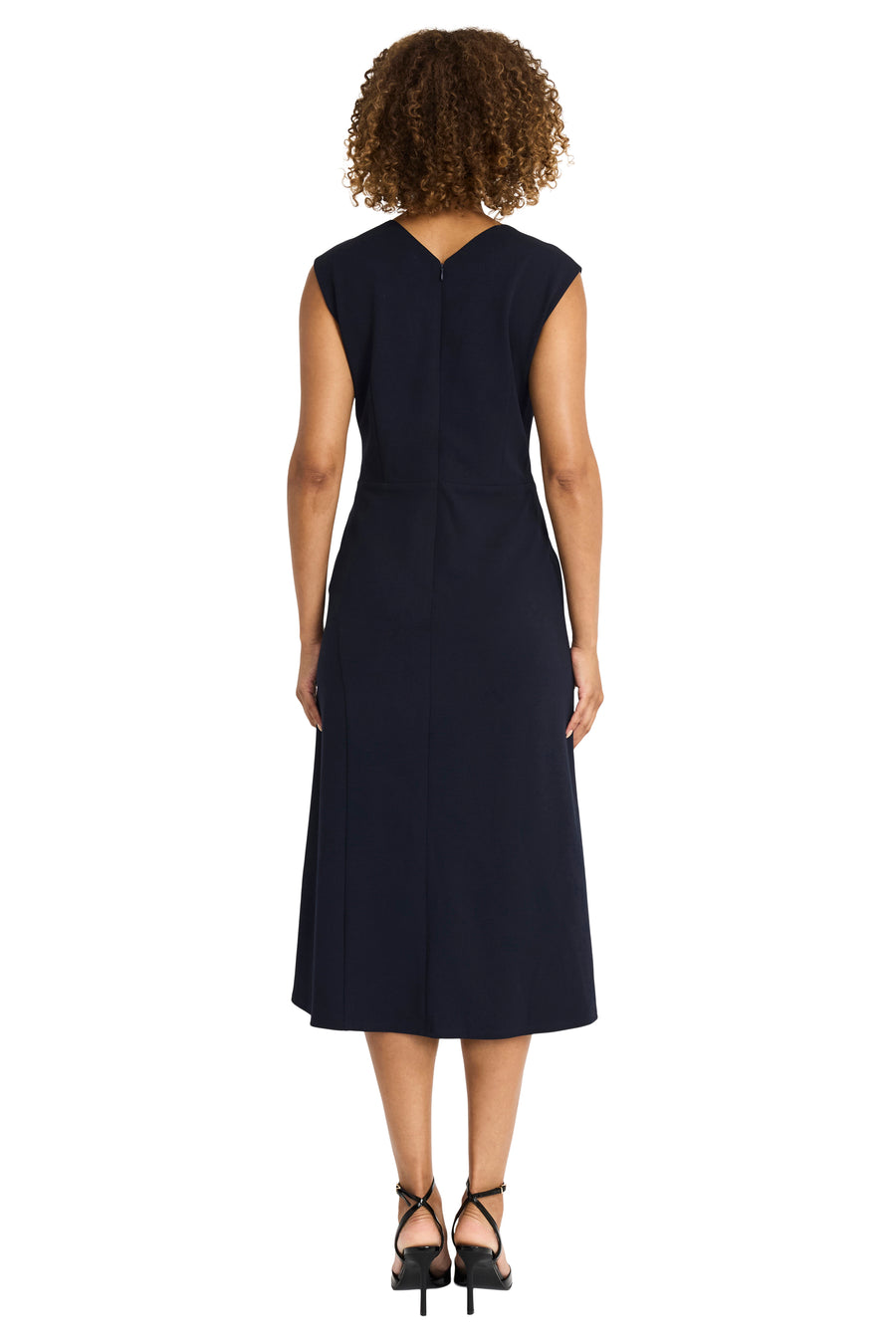 Sleeveless Seamed Midi Twilight Navy / Standard / 16 Sleeveless Seamed Midi Twilight Navy / Standard / 16