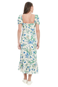 Kristin in Butterflies Midi A-Line Dress