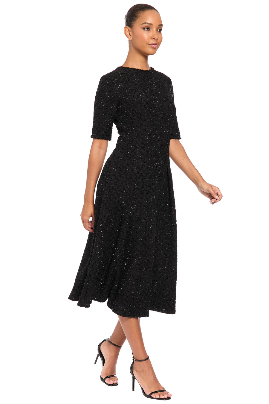 Tresa Dress in Tinsel Knit