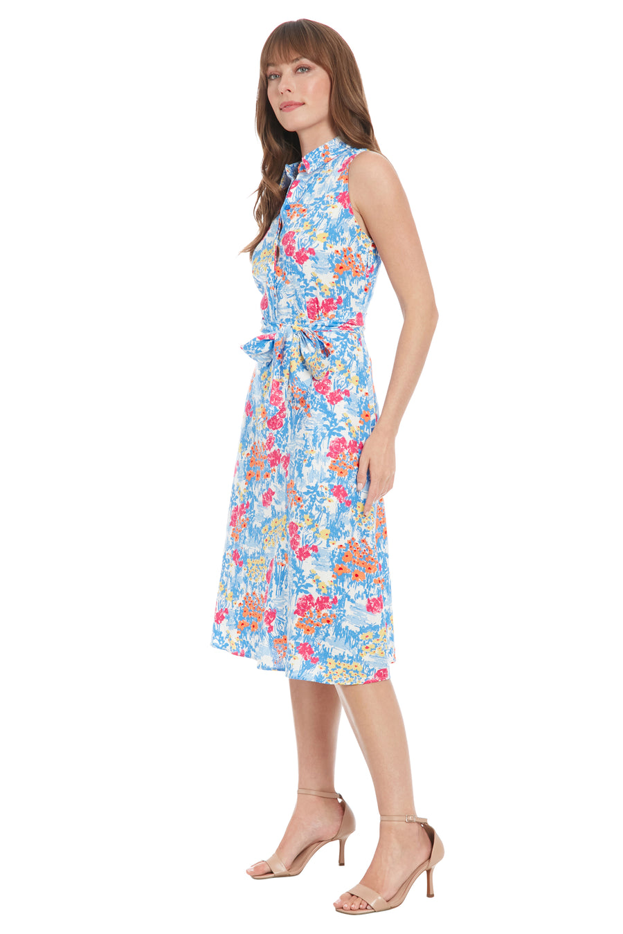 Manuela Shirtdress: in Artistic Floral