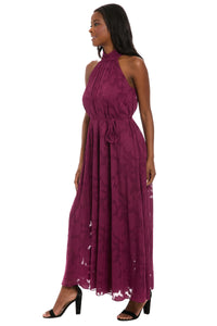Godiva Jumpsuit in Leaf Jacquard - FINAL SALE