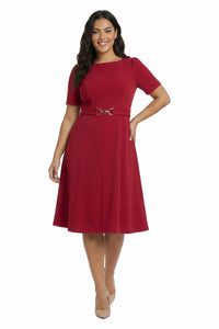 Quill Side Tab Dress with Buckle