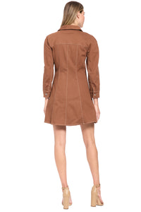 Foster Mini Shirt Dress