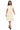 Colleen in Cream with Metal Trim