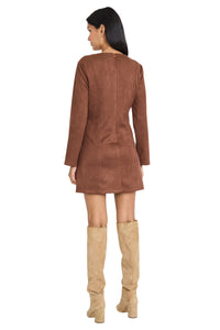 Matthew Suede Mini Dress - FINAL SALE
