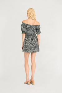 Richie Off the Shoulder Mini in Beach Rayon