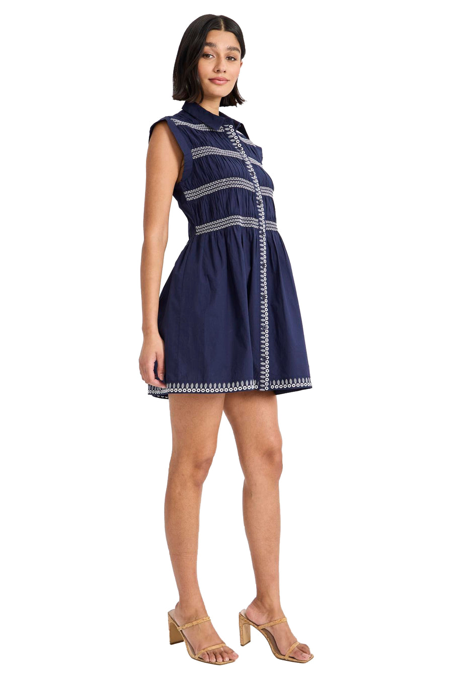 Wyatt Cotton Button Front Shirtdress