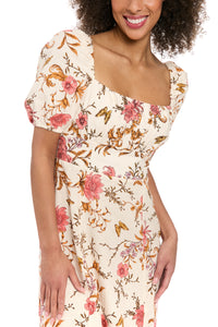 Kristin in Butterflies Midi A-Line Dress