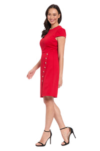 Greer Structured Diamond Knit Dress
