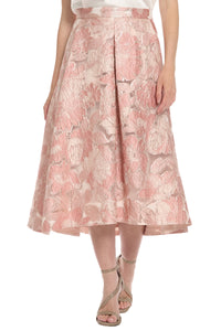 Gramercy Skirt in Floral Organza Jacquard