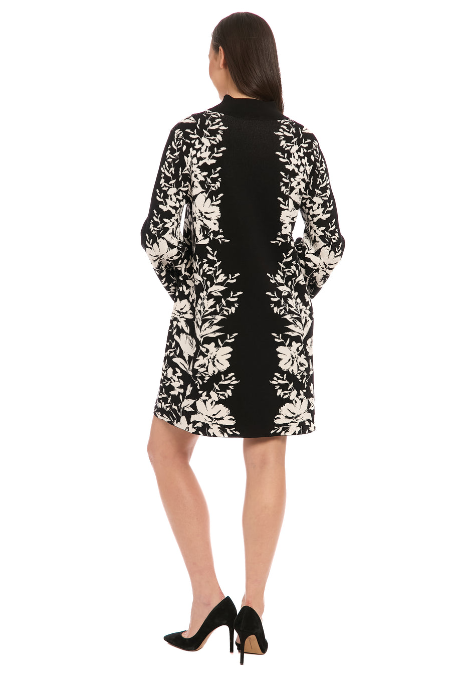 Natalya Mini Shift Sweater Dress Bell Sleeve | London Times Maggy London Natalya Mini Shift Sweater Dress Bell Sleeve | London Times Maggy London