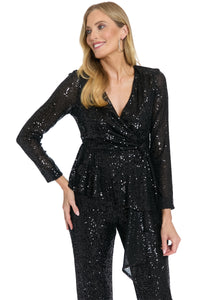 Tribeca Top Long Sleeve Sequin