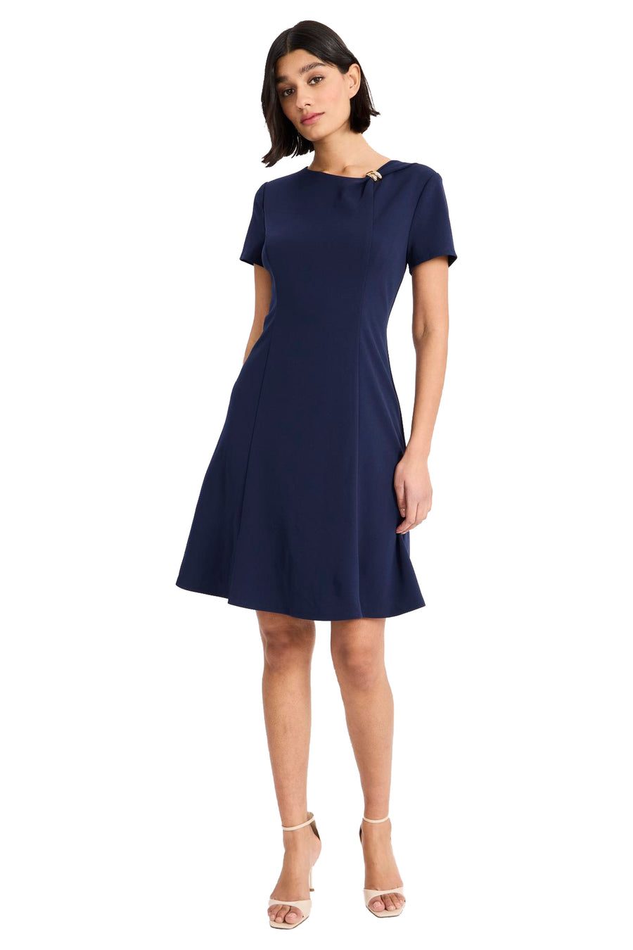 Elisa Short Sleeve Garment Detail Mini