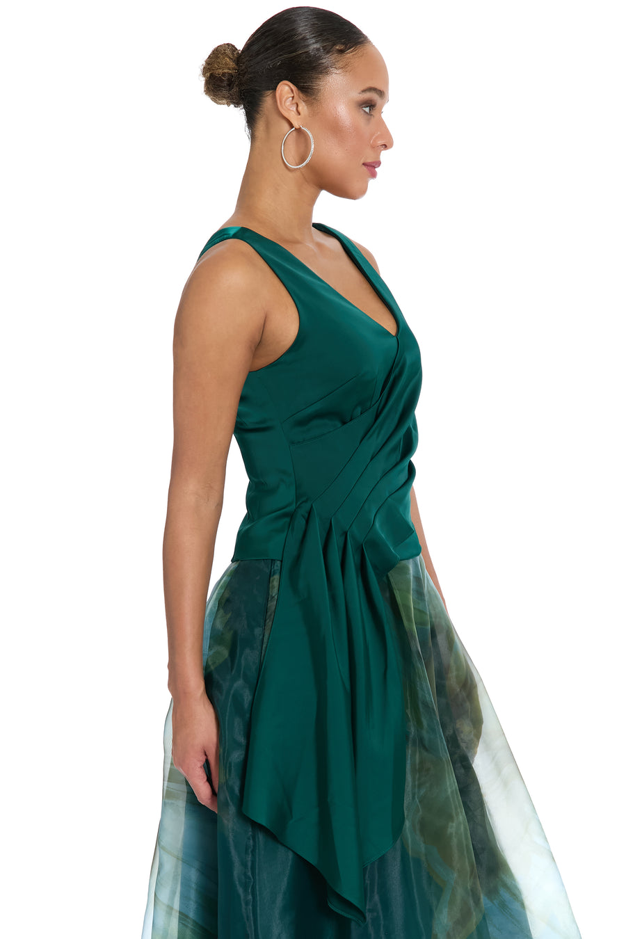 Ithaca Pleated Sleeveless Top