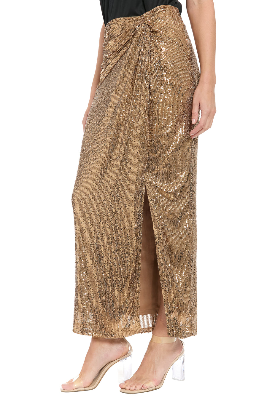 Willis Side Twist Maxi Skirt