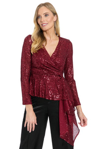 Tribeca Long Sleeve Peplum Top