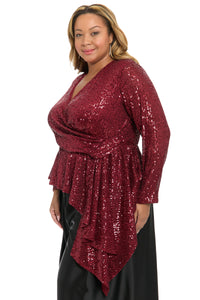 Tribeca Long Sleeve Peplum Top