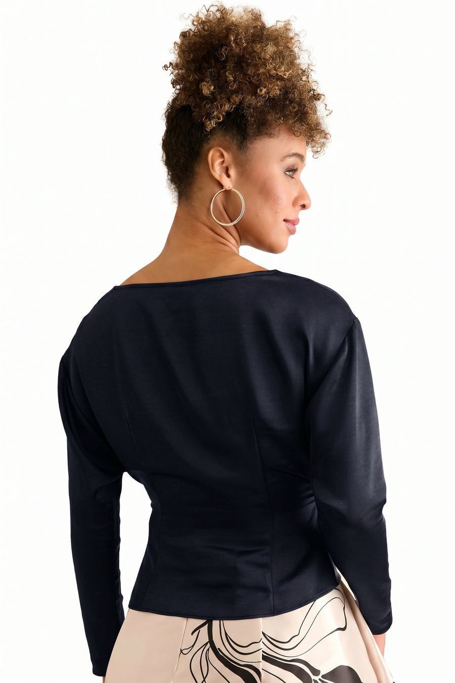 Elms Long Sleeve Wrap Top