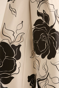 Astor Pleated Wide Leg Pant in Floral Eclipse