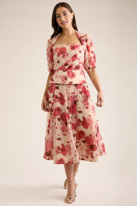 Hamilton Organza Shrug Blouse