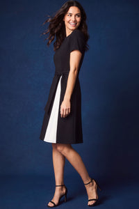 Lainy Colorblock Tie-Waist Dress