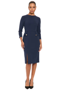 Filippa Dress in Scuba Crepe