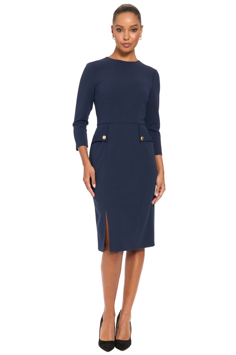 Filippa Dress in Scuba Crepe