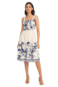 Golda Midi Fit & Flare Dress
